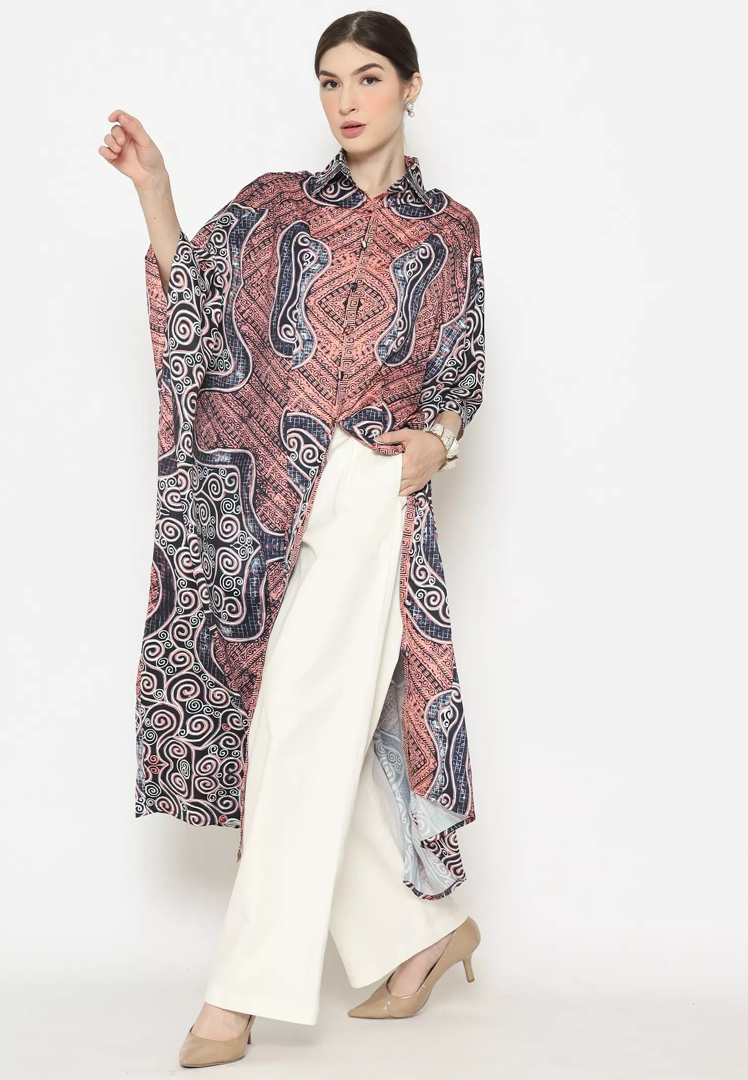 Kanzi Collared Kaftan