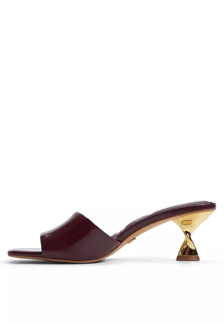 Goldenshine Twisted Kitten Mules
