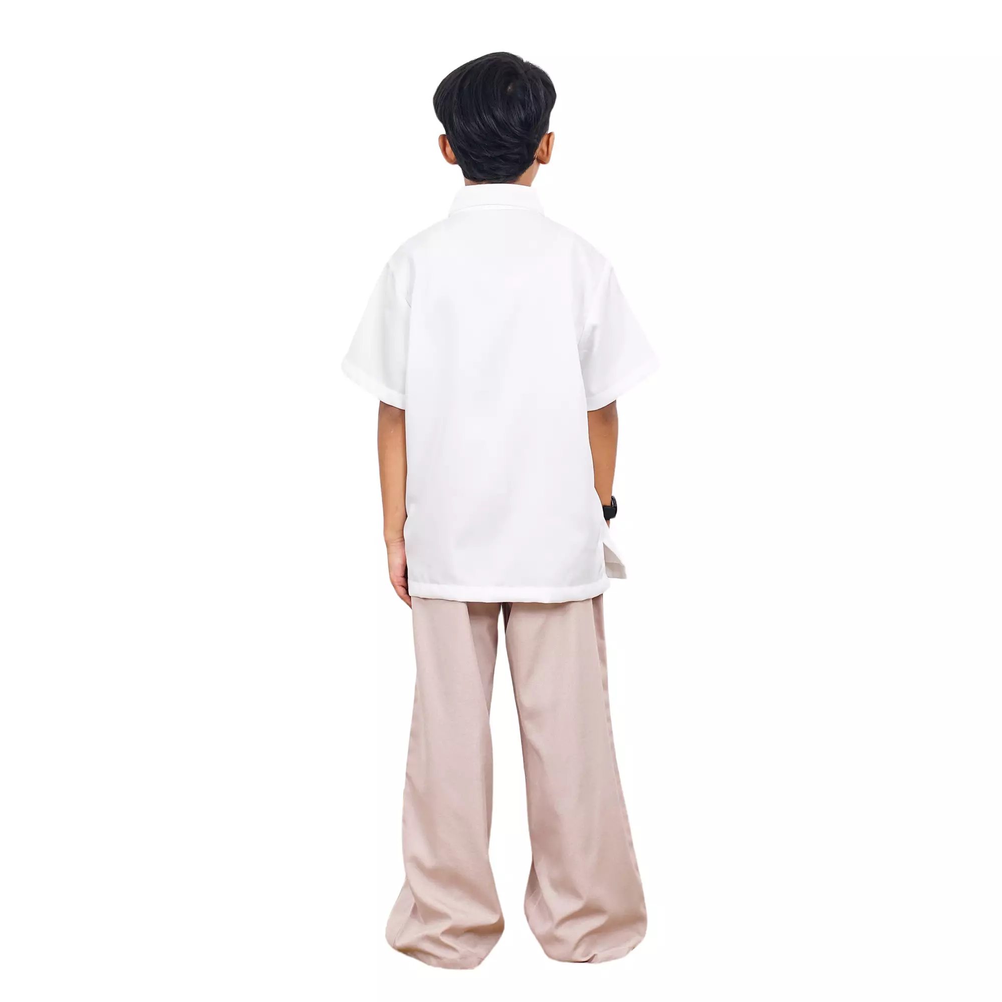 Kemeja Batik Anak Laki-laki - Bhatara Batik Eden - Atasan Kemeja Batik Modern Lengan Pendek