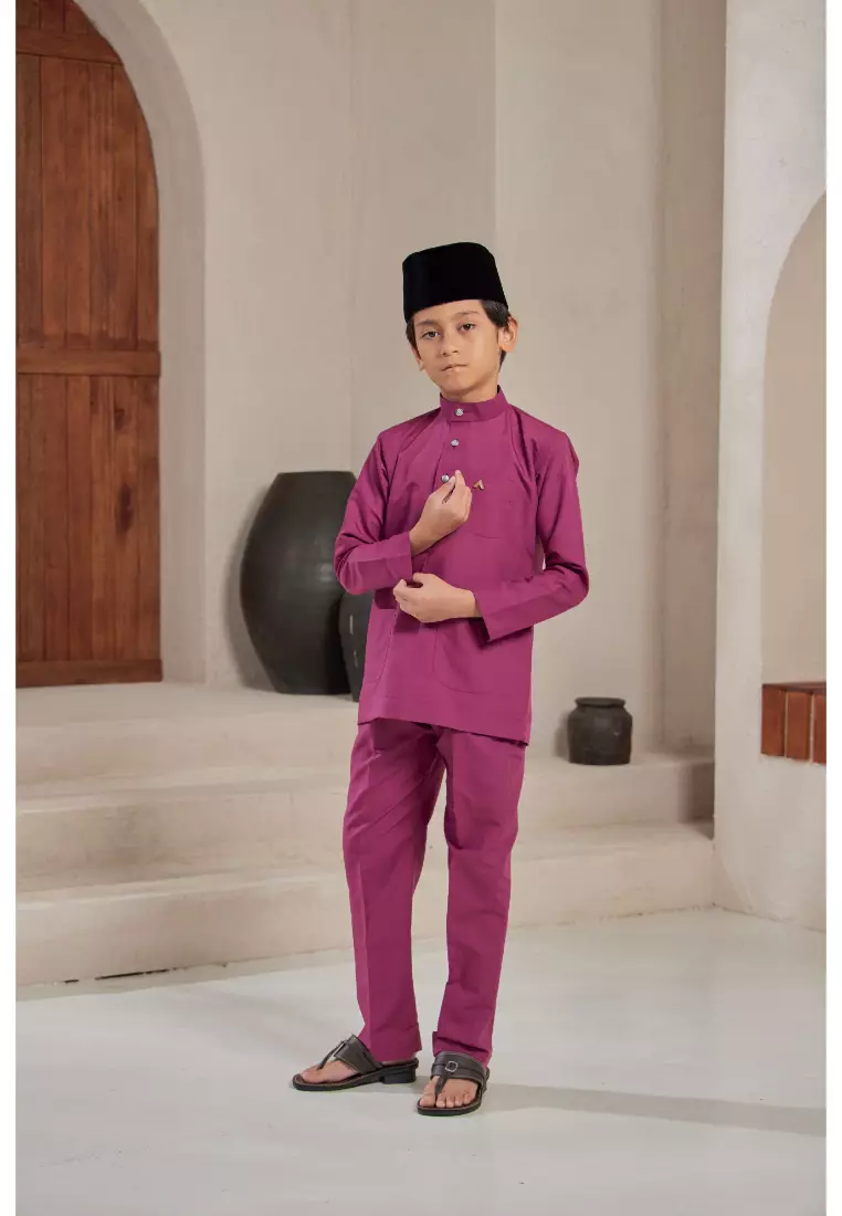 Baju Melayu Moden Cekak Musang for Kids