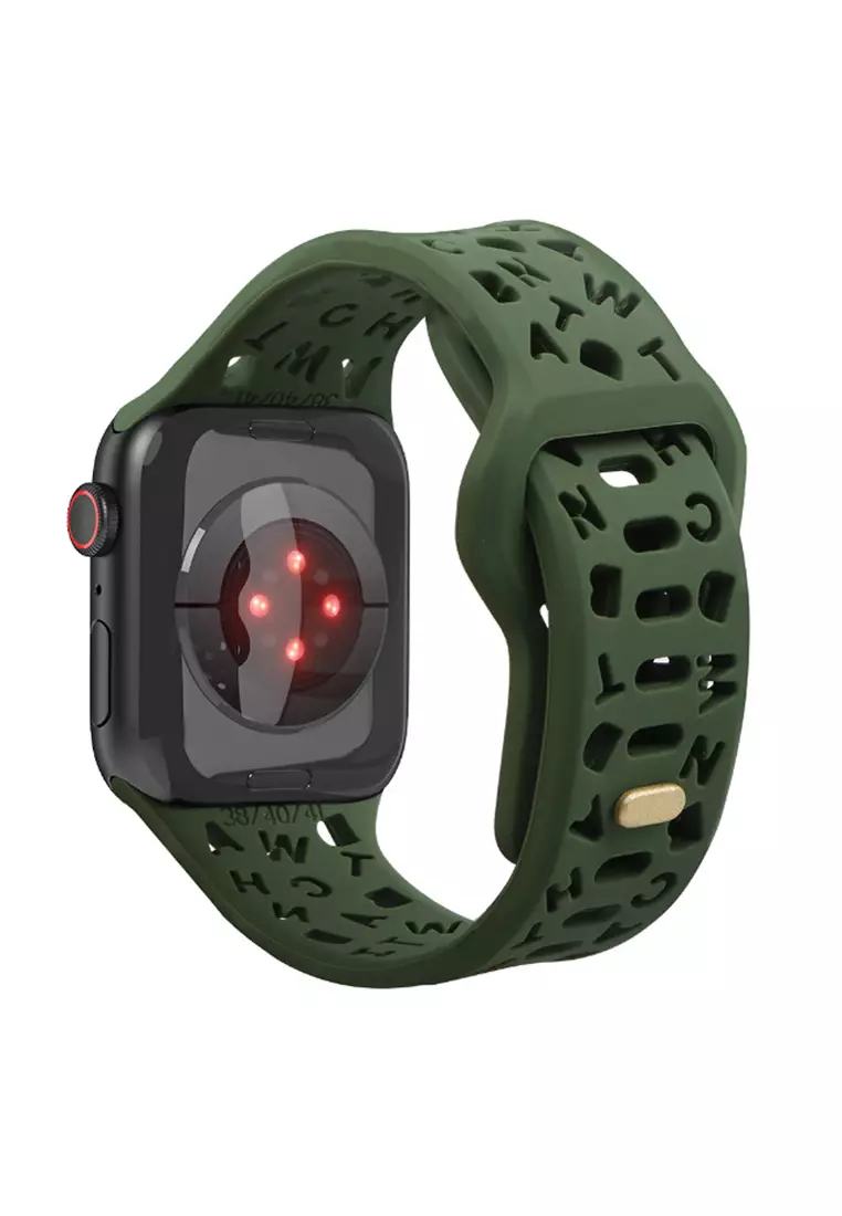 nike apple watch band olive green