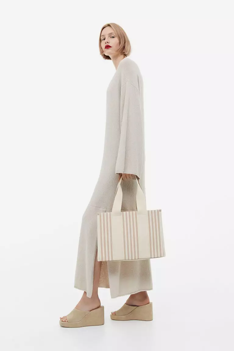 Jual H&M Juteblend shopper Original 2024 ZALORA Indonesia