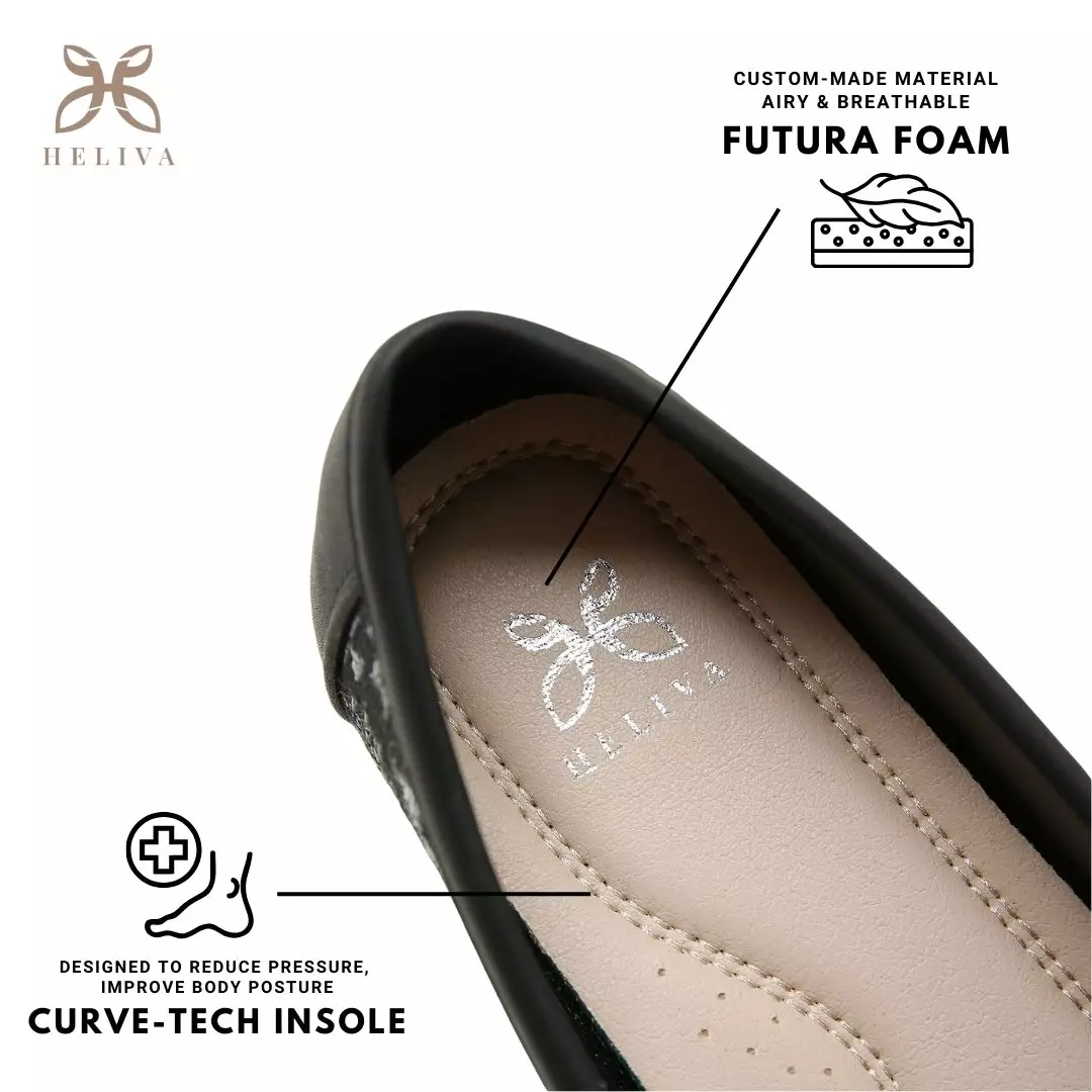 Heliva Claudia  Lady Loafers Slip On Anyaman Style
