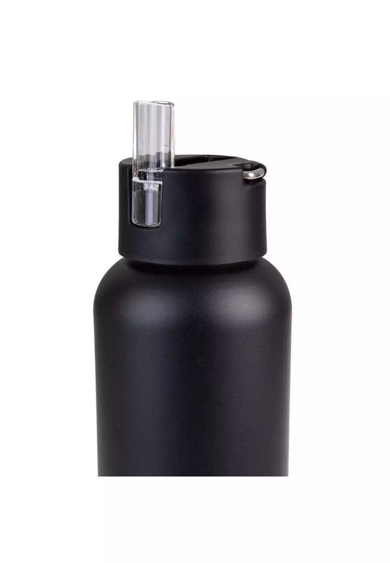 Oasis Stainless Steel Insulated Ceramic Moda Bottle 1L - Black