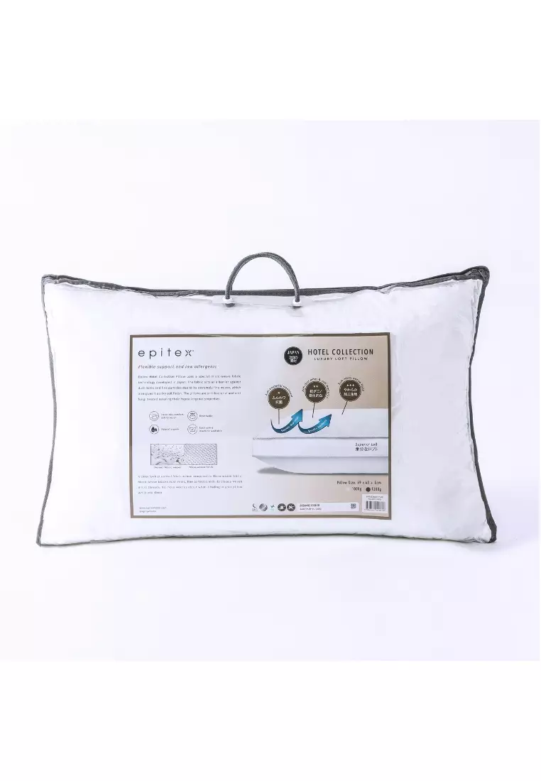 Epitex Luxury Hotel Collection Pillow | Premium Hotel Pillow | Adult Pillow | Comfortable Pillow | 1.2kg