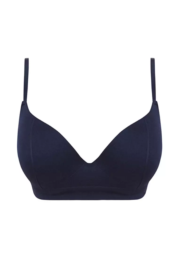 Buy Women'Secret Navy blue seamless bra top 2024 Online