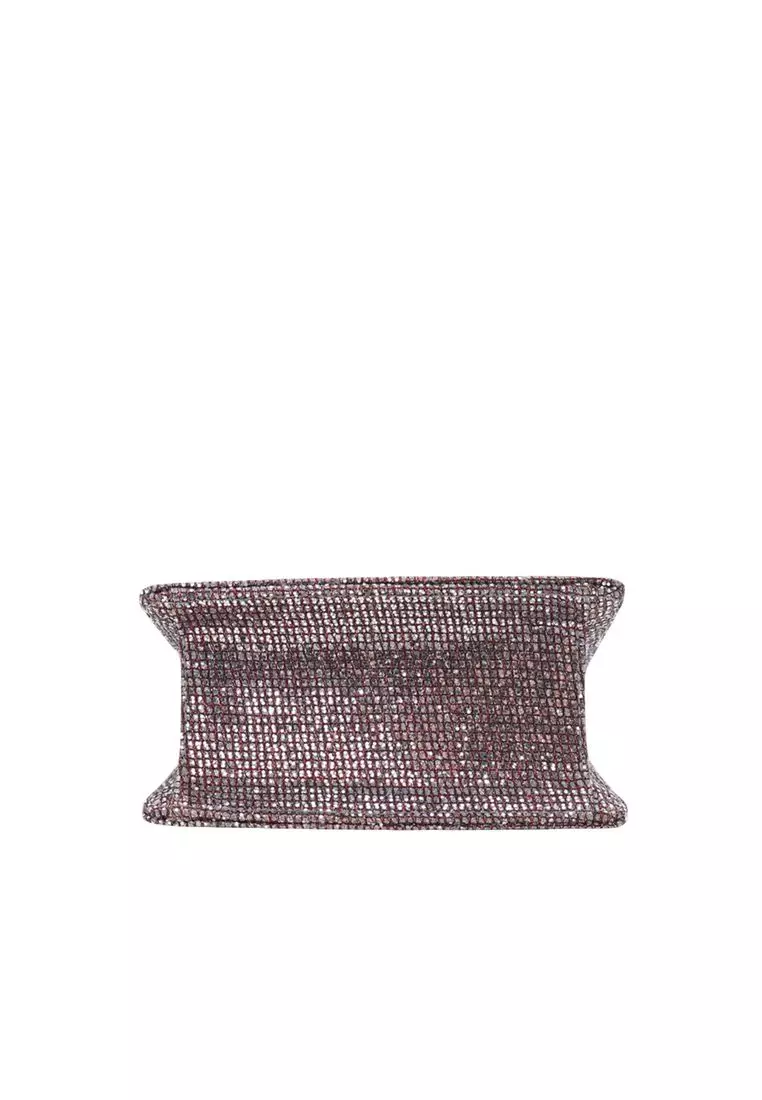 Pre-Loved Chanel Mini Glitter Canvas Reissue 2.55 Flap