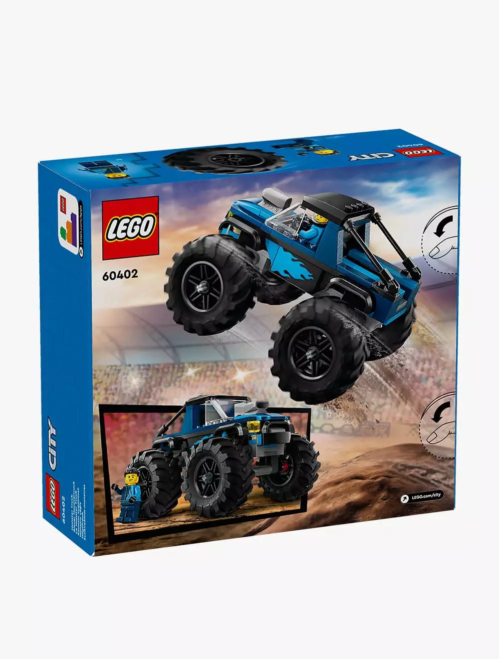 Jual Lego LEGO City Blue Monster Truck 60402 Original 2024