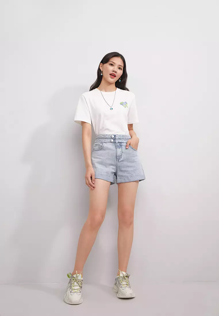 Light clearance washed shorts