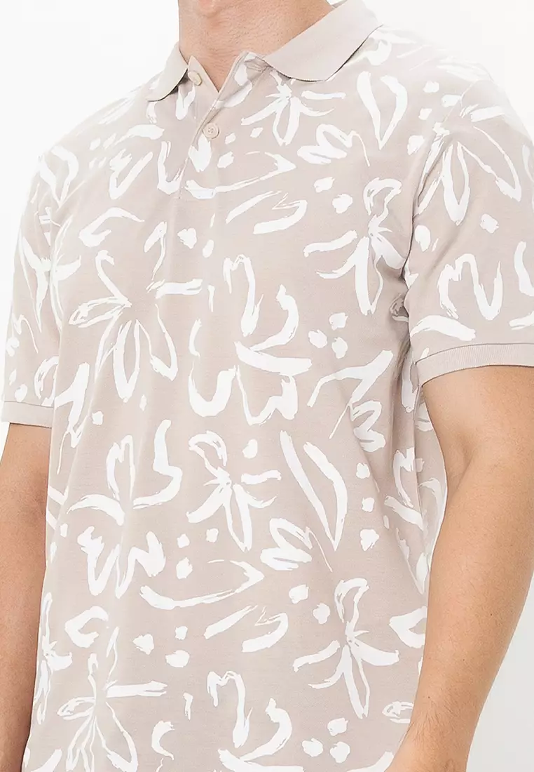 Jeff Monochrome Polo Shirt