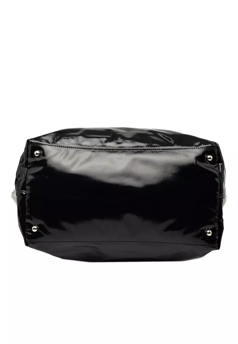 Pre-Loved Chanel Coated Canvas La Pausa Bay Shopping Satchel