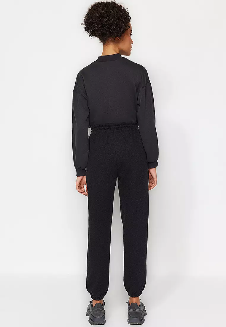 Sporty Elastic Sweatpants