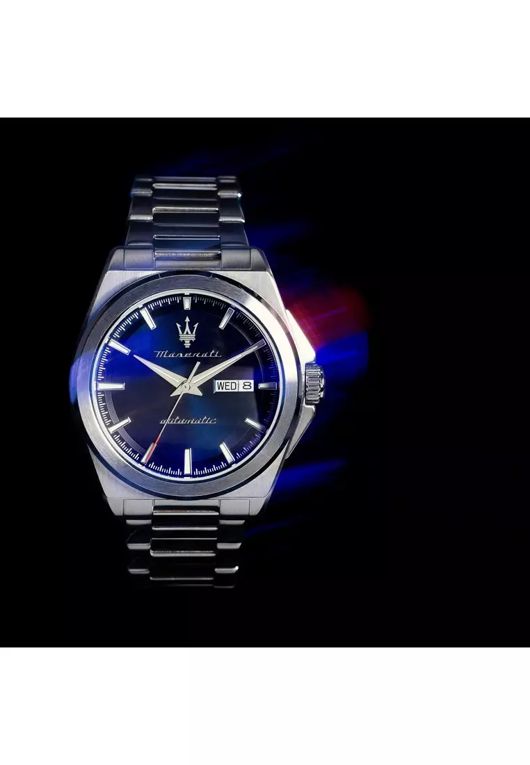 【2年保養】瑪莎拉蒂 Velocita系列41mm 男士鋼帶款計時自動腕錶 R8823152002