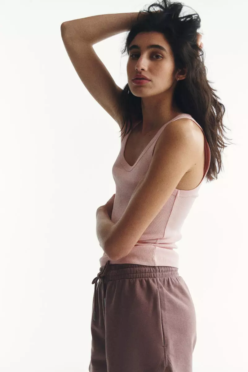Ribbed vest top