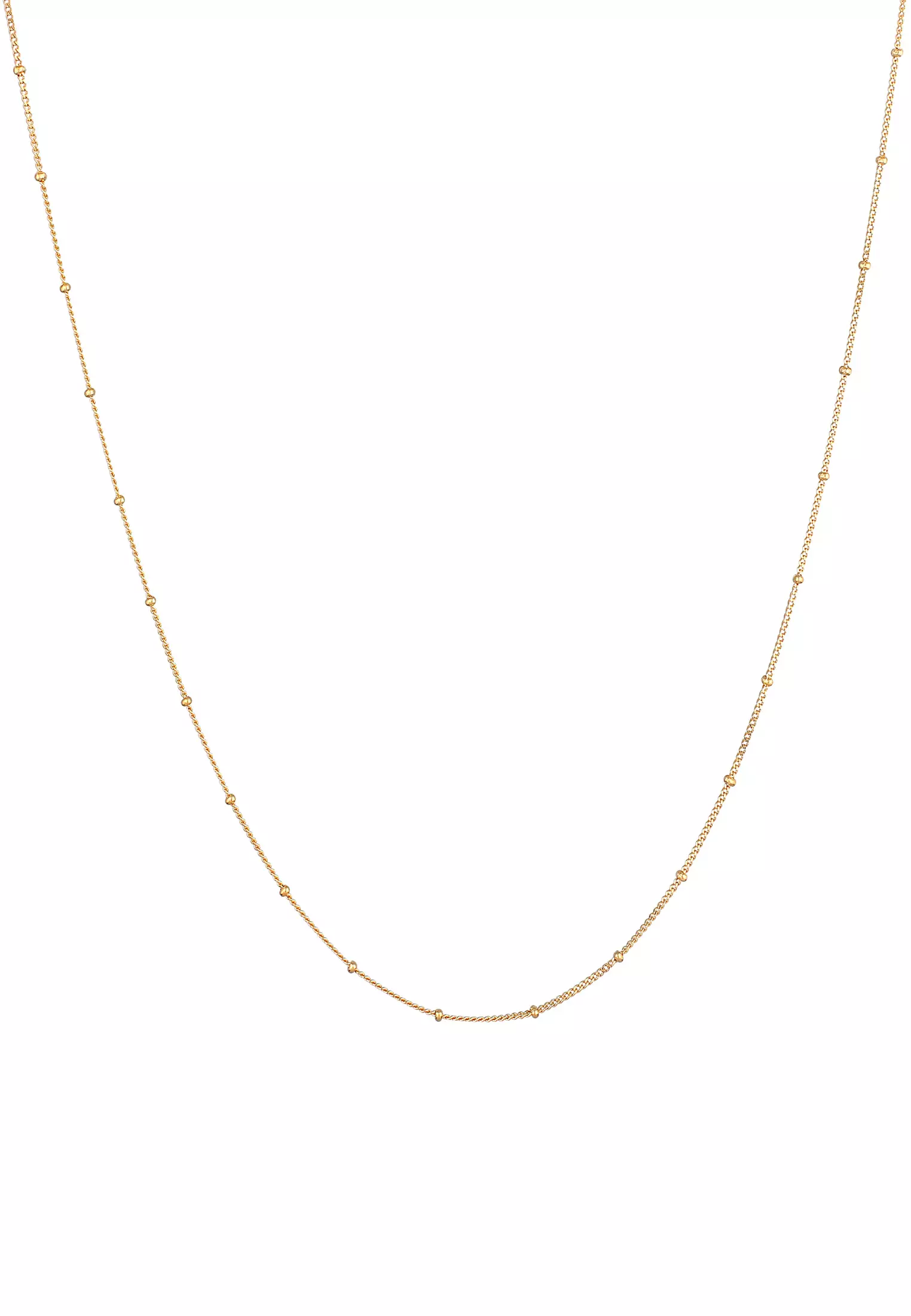 Necklace Men Ball Design Basic Gold-Plated