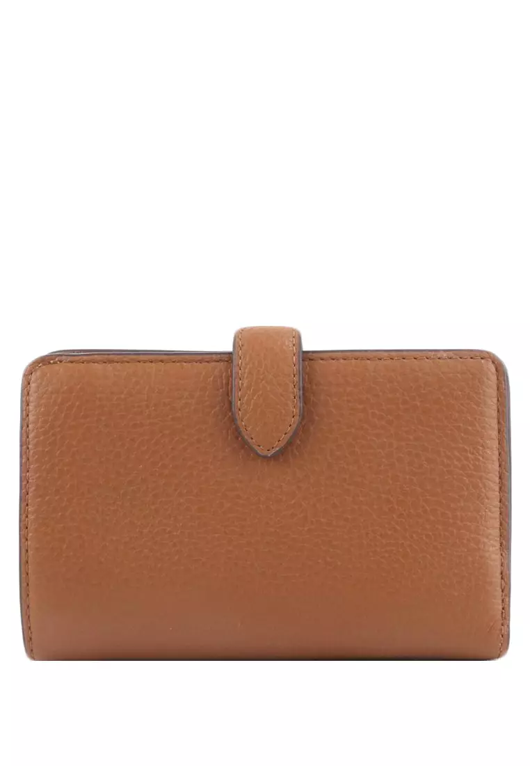 Leila Medium Compartment Bifold Wallet - Brown