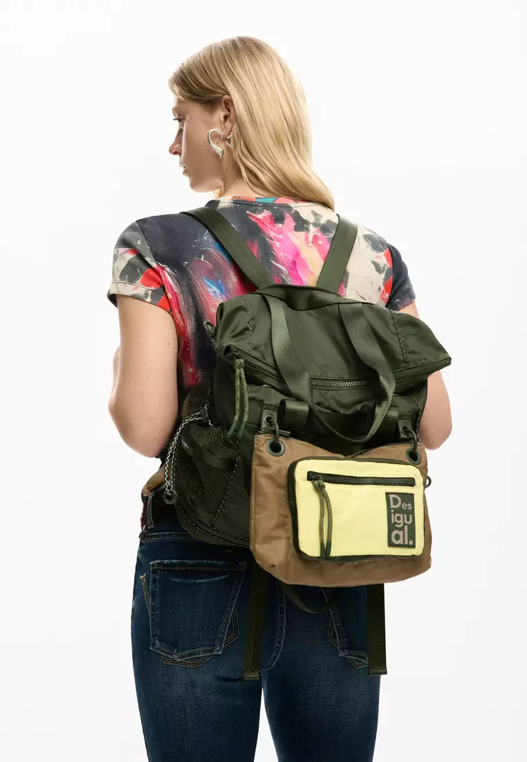 Voyager backpack in two-tone nylon