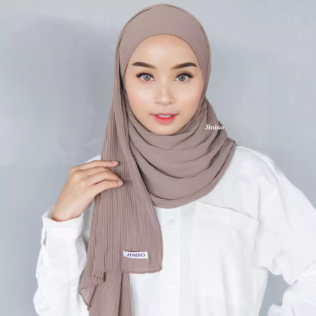AURA Active Hijab Pashmina Plisket Shawl