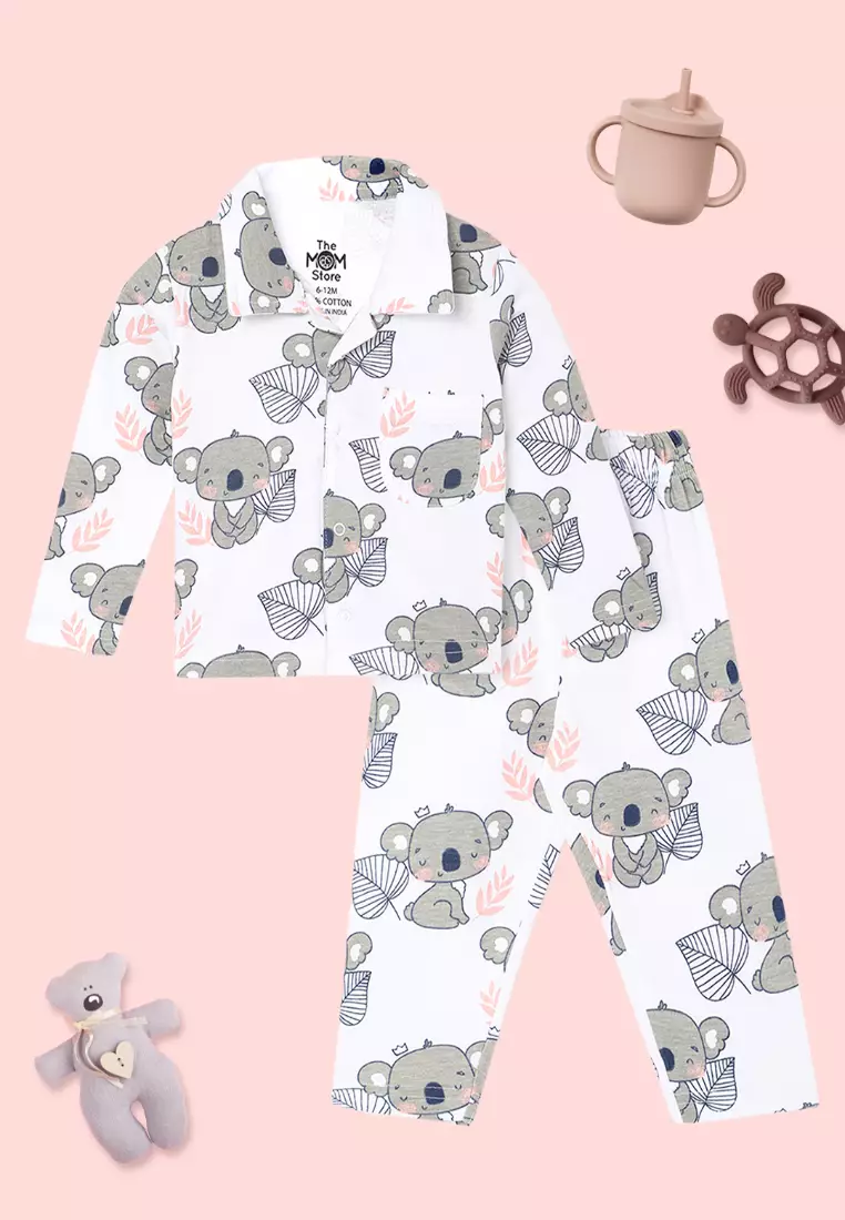 Baby And Kids Pajama Nightsuit Set - Baby Koala