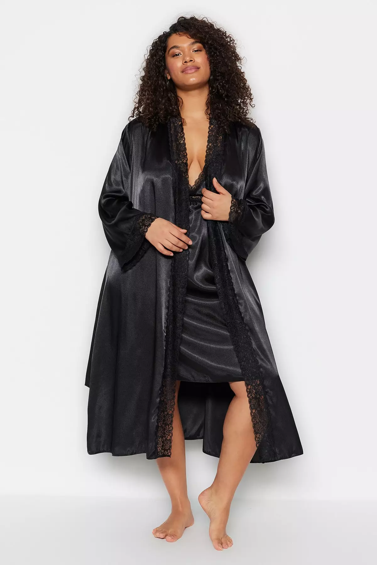 Plus on sale dressing gown