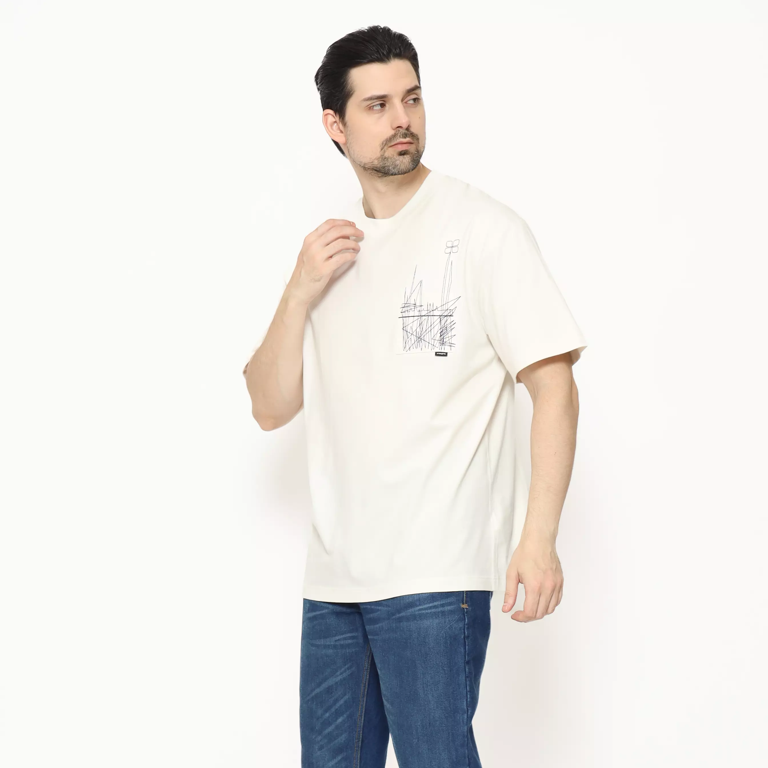 Insight Kaos lengan pendek Pria Juniper Oversize Planet Surf