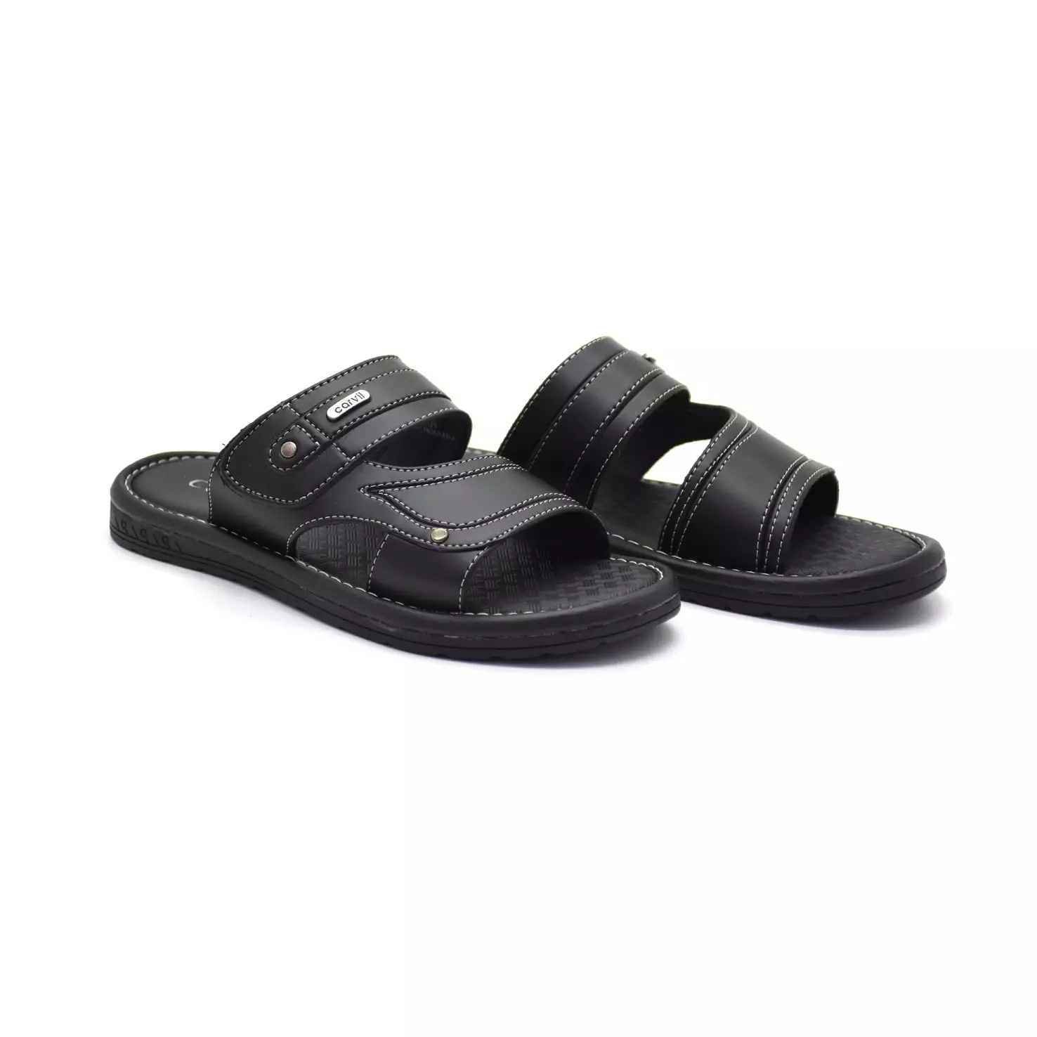 Carvil Sandal Pria Santoz 03-M Black