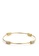 estele gold Estele Gold Tone Bangle Type 3 Non-Precious Metal Brass Gold	Bracelet for Women 9297DAC45F47A6GS_1