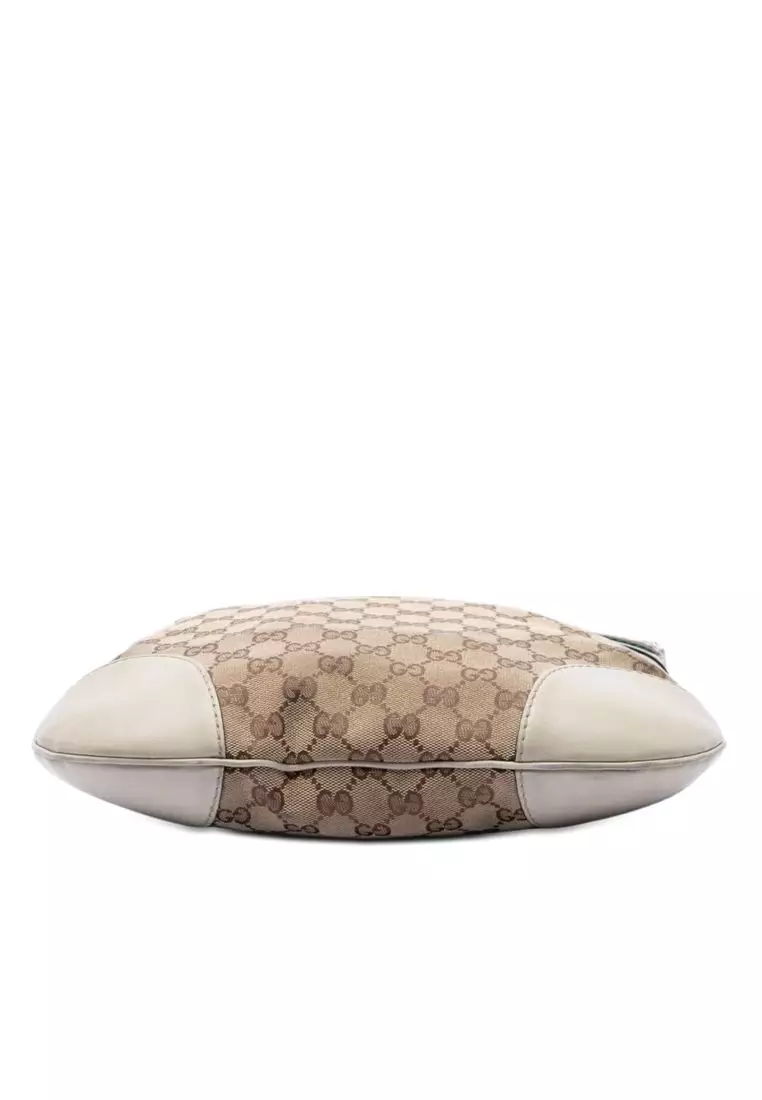 Pre-Loved Gucci Gg Canvas Web Mayfair Crossbody