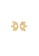 WASIS gold SEZGI Handmade Gold-Plated Brass Stud Earrings 0B4B6AC6787681GS_1