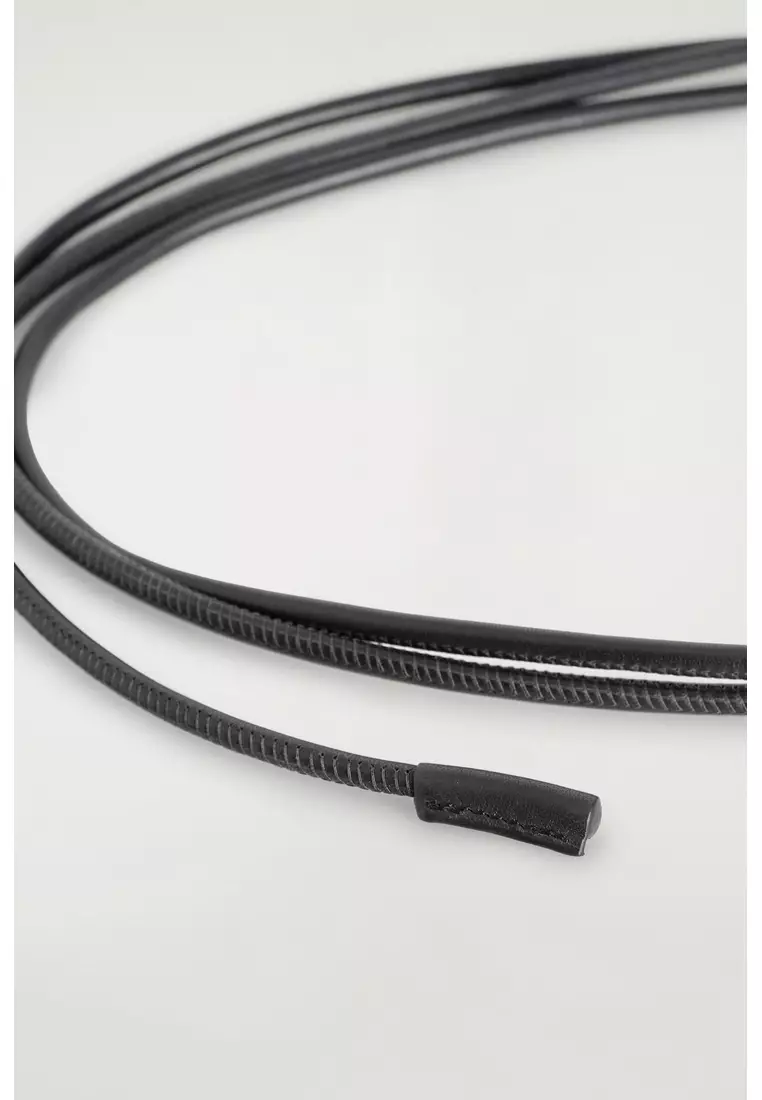LEATHER ROPE BELT