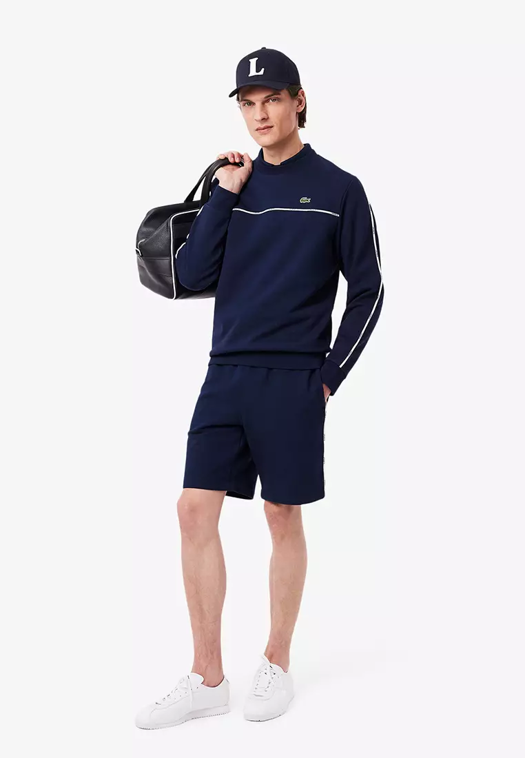 Logo Trim Fleece Sweatshirt