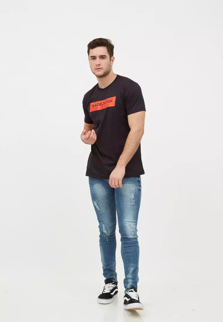 Nade Japan NT072X s-s Men Nade Jpb Hd Box red blk