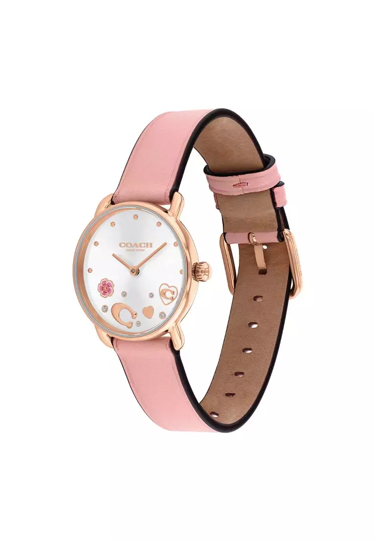 Buy Coach Elliot Pink Leather Analog Women's Watch CO-14504306