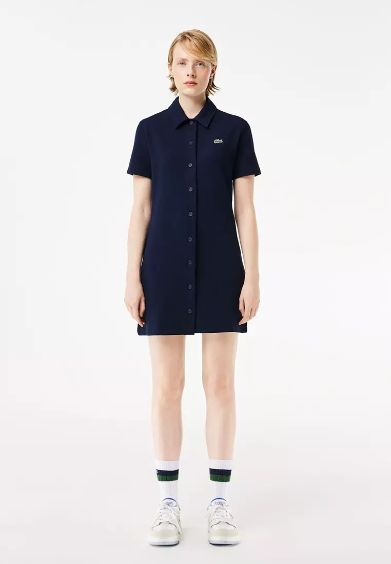 Buy Lacoste Womenâ€™s Lacoste Organic Cotton Buttoned Polo