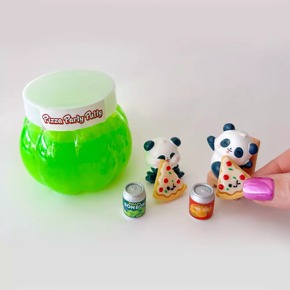 KIDDY FUN ZORBITZ SLIME PUTTY PIZZA PARTY 8281