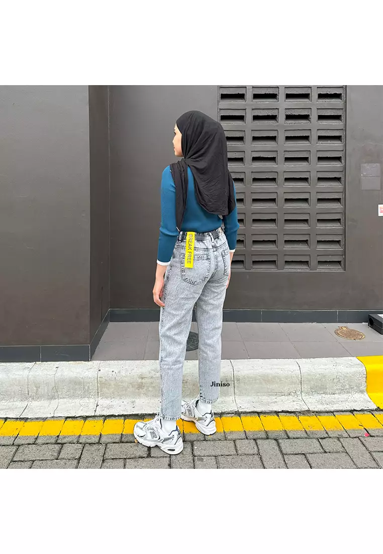 Highwaist Mom Jeans 360 BREAK FREE