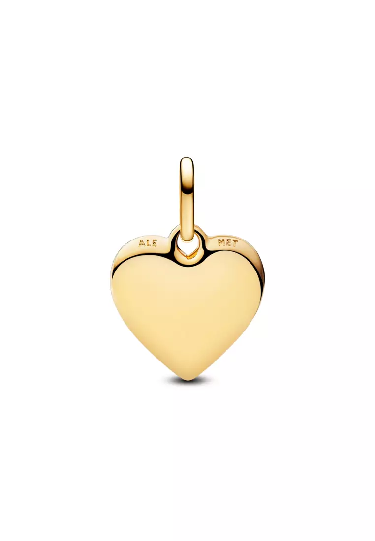Pandora ME 14K Gold Plated Engravable Heart Medallion Charm