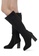 London Rag black Knee High Faux Suede Boots in Black D6A1DSHE8A9D40GS_8
