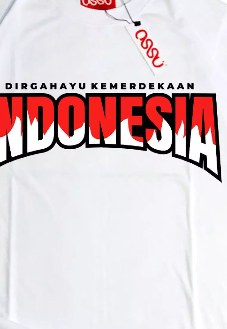 OSSU Dirgahayu Kemerdekaan Indonesia White Tshirt