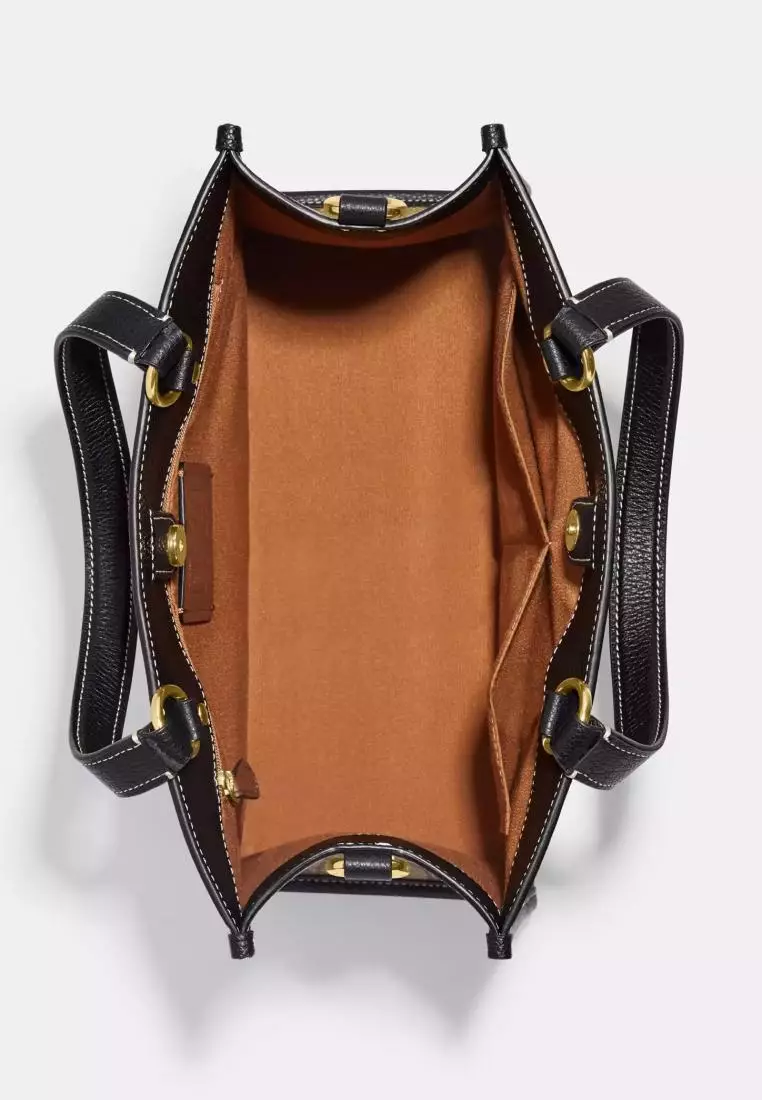 Disney X Coach Dempsey Carryall Bag In Signature Canvas With Patches Khaki Multi