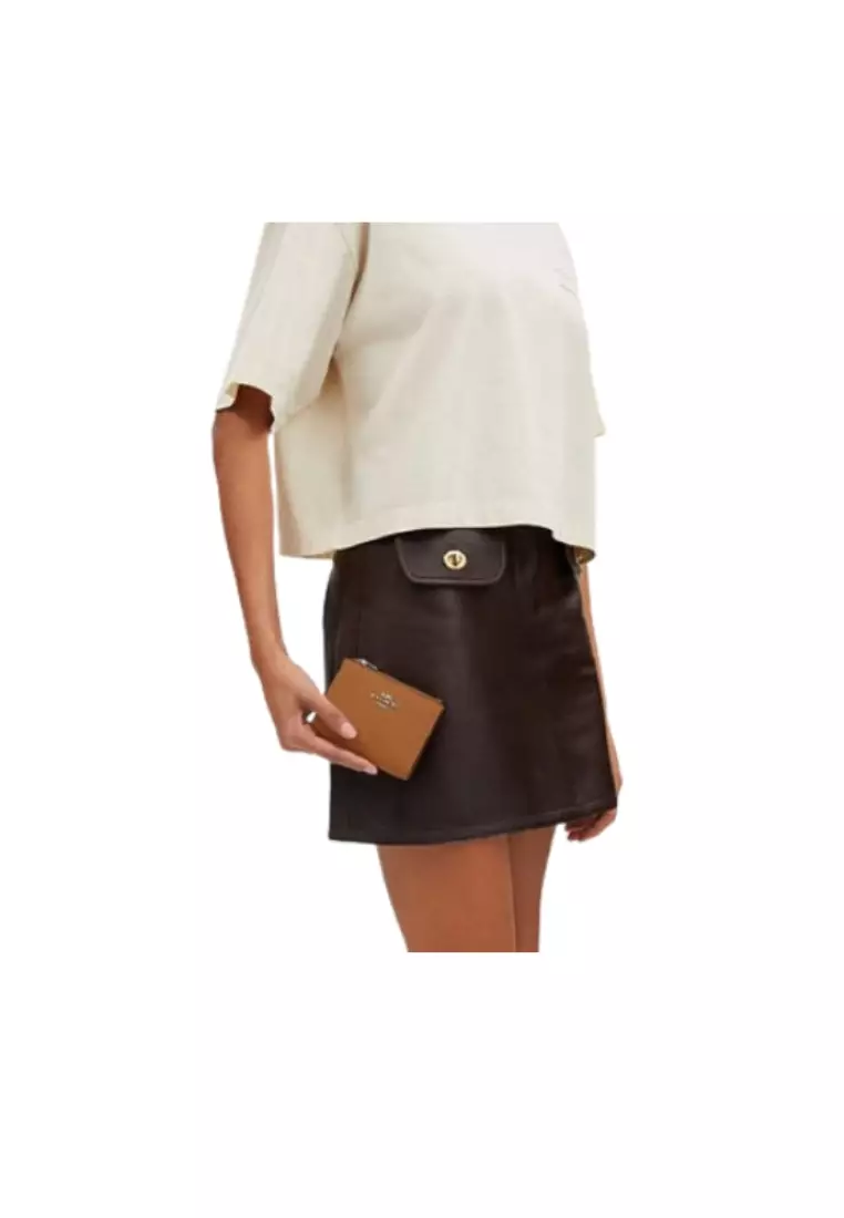 Coach Bifold Wallet In Taupe CR983