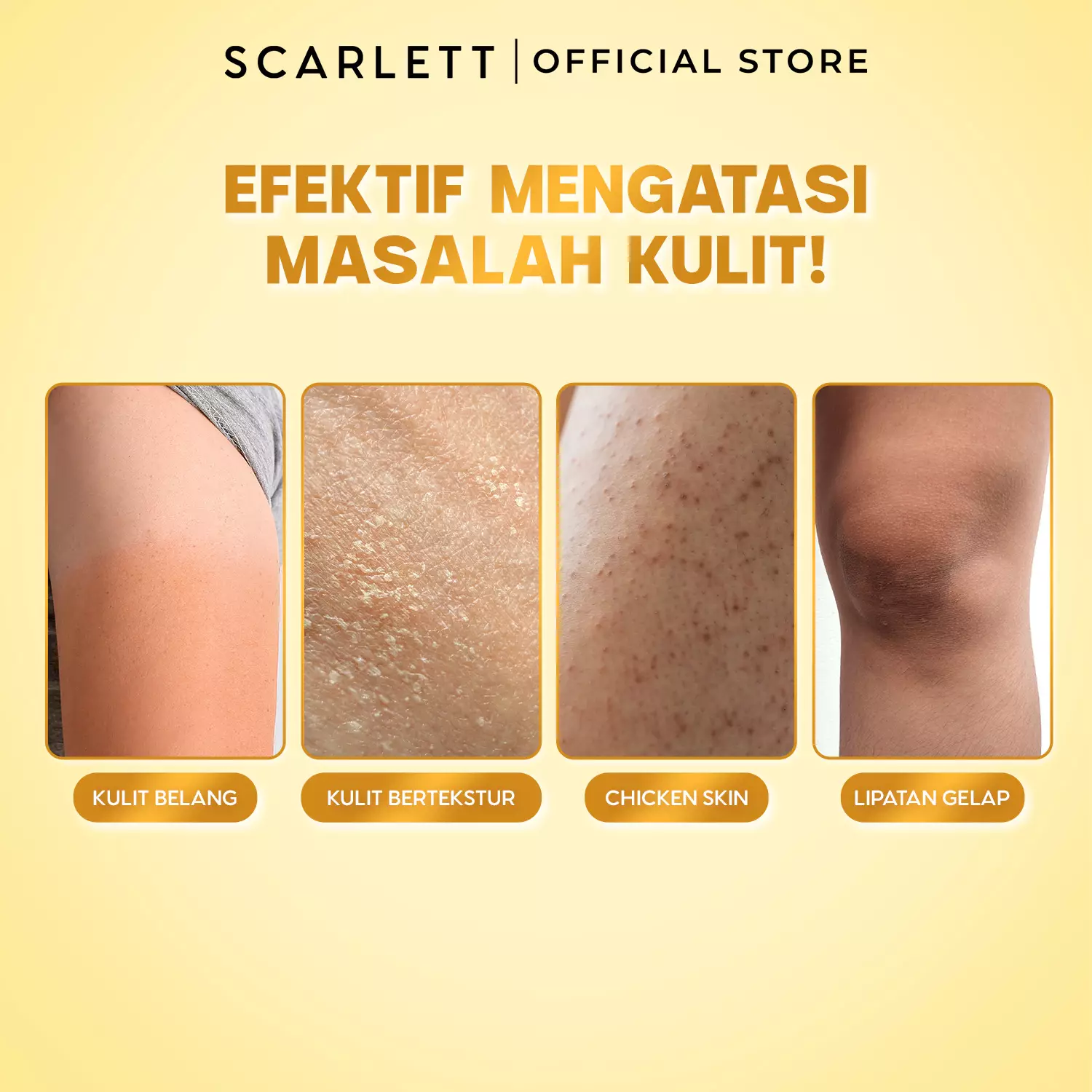 [NEW LAUNCH] SCARLETT Intense Brightening AHA Body Booster 10% AHA BHA PHA PRO-WHITE