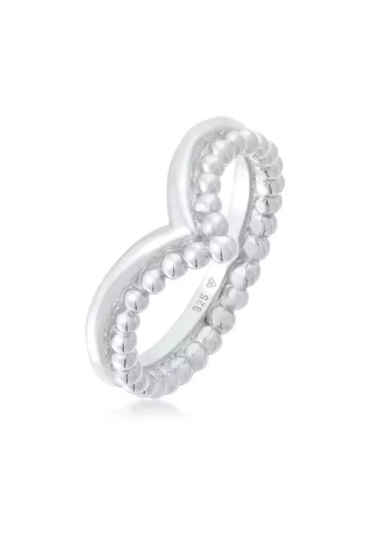 Ring Ball Design V-Shape Stacking