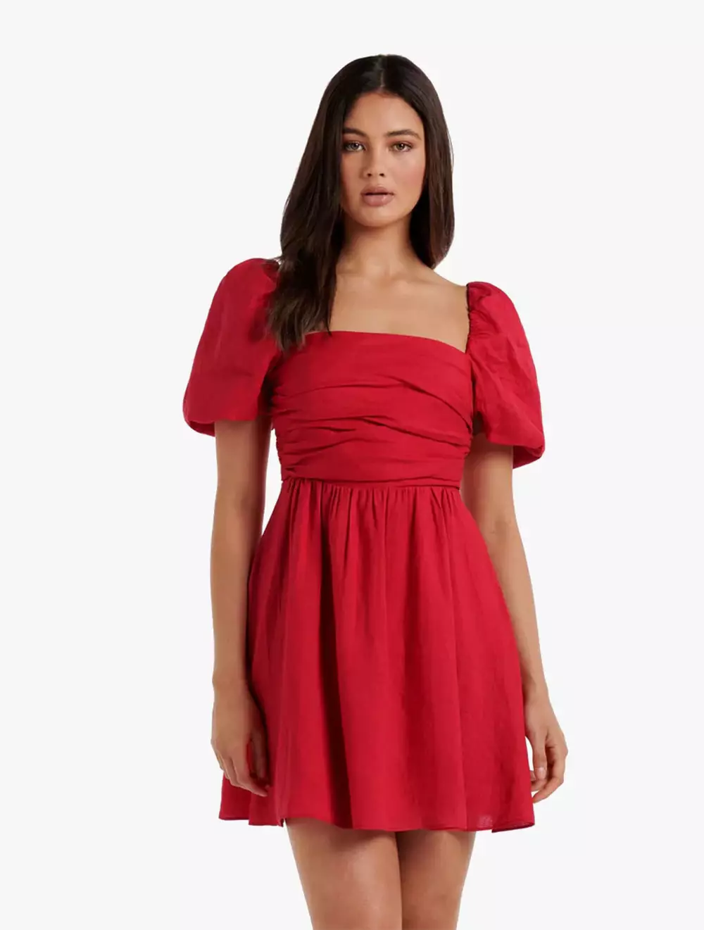 Jual Forever New Liana Puff Sleeve Mini Dress Original 2024 | ZALORA ...