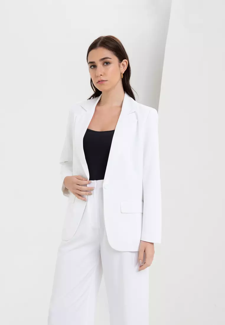 Buy Zalora Studios Essential Blazer 2024 Online ZALORA Singapore