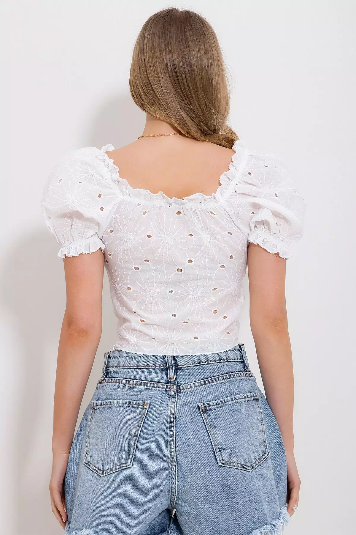 Embroidery Detail Blouse