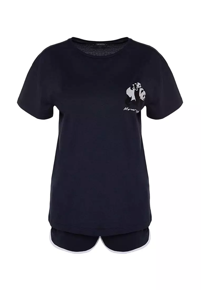 Graphic Print Pajamas Set