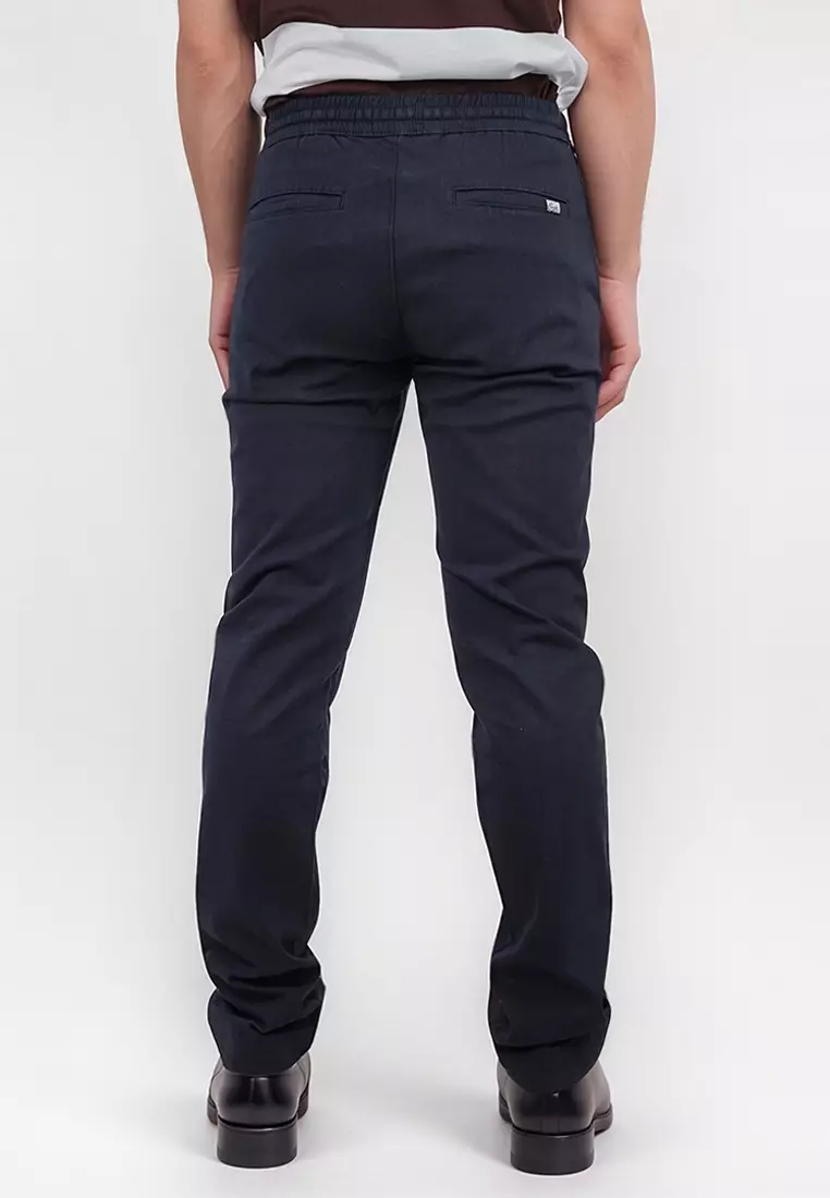 Crocodile CHIN | Men Chino Pants Activewear Celana Panjang Pria CR815 Navy