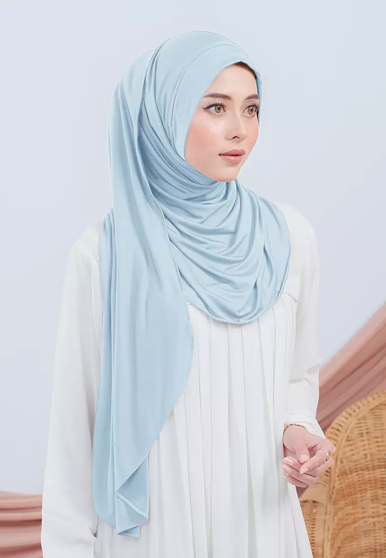 HIJAB INSTAN FAYZA - LIGHT BLUE