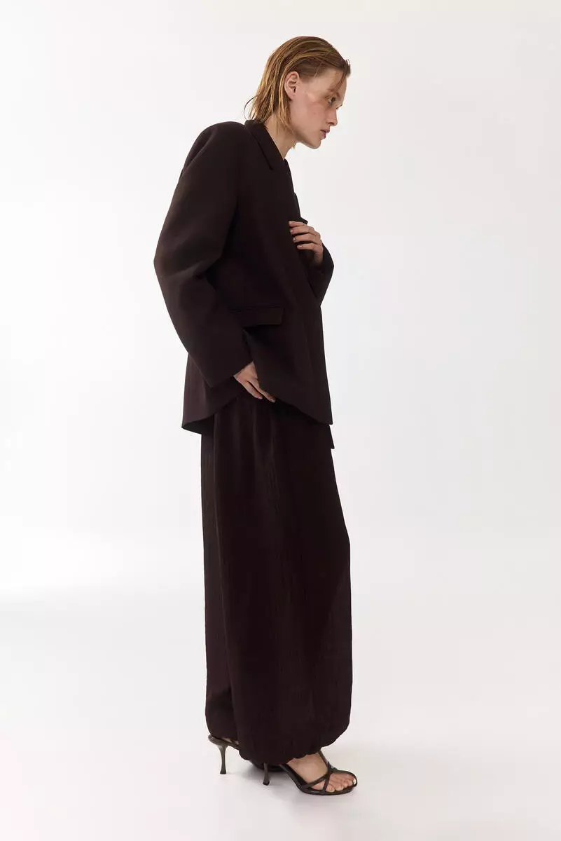 Belted blazer